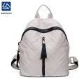 China factory bulk fashion textured soft ladies backpack,custom backpack for women